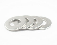 100-Pack Stainless Steel Flat Washers #10, Durable 18-8 Corrosion-Resistant
