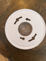 Mount Plate Bracket i4618AC i4000 series Kidde FireX Smoke Alarm No Screws