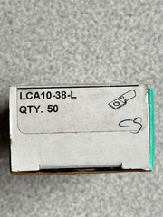 NEW BOX OF 50 Panduit LCA10-38-L Copper Lugs Ring Terminals 14-10 Awg 3/8″ Stud