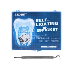 AZDENT Dental Orthodontic Self-Ligating Brackets Braces Roth MBT 022 Hooks 345