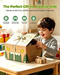 Upgraded Kids Cardboard Cutter, Safe Bladeless STEM Building Machine