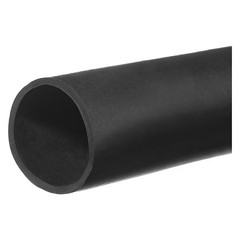 Zoro Select Bulk-Rt-P75-25 Pu Tube, 1 1/2″ Id, 2″ Od, 12″L, 75D, Black,