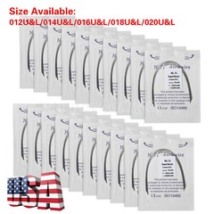 10pcs/pk Dental Orthodontic Niti Arch Wire Round Ovoid Form all size option to
