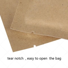 Multiple Colors & Sizes Paper Silver Laminated Inner Flat Open Top Bag Pouch