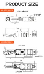 High Qulity Automation Air Pneumatic Scissors OPT XG-23A for Automated Factories
