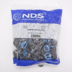 (Bag of 25) NDS CEL710 Compression Elbow for .704″ too .710″ OD Tubing