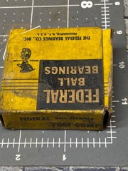 19mm Bore ( FEDERAL-MOGUL # F001 COMP) Ball Bearing six