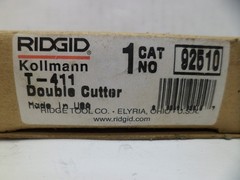 RIGID 92510 T-411 DOUBLE CUTTER 2″ STEEL BLADE FITS 5/8″ & 3/4″ CABLES N.I.B.