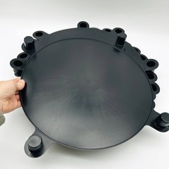Essentra 30012A Studded Raised Face Flange Protector 12in Blck Quickfit Pk of 10