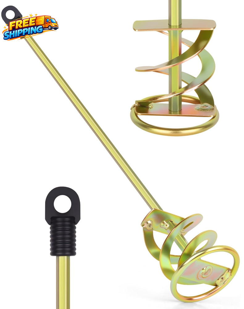 Paint Mixer for Drill Paint Stirring Drill Attachment for 1-5 Gallon Bucket Zinc