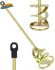 Paint Mixer for Drill Paint Stirring Drill Attachment for 1-5 Gallon Bucket Zinc