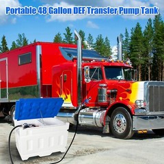 48 Gallon 12V 10GPM DEF Portable Tranfer Tank with Pump，Nozzle, Hose