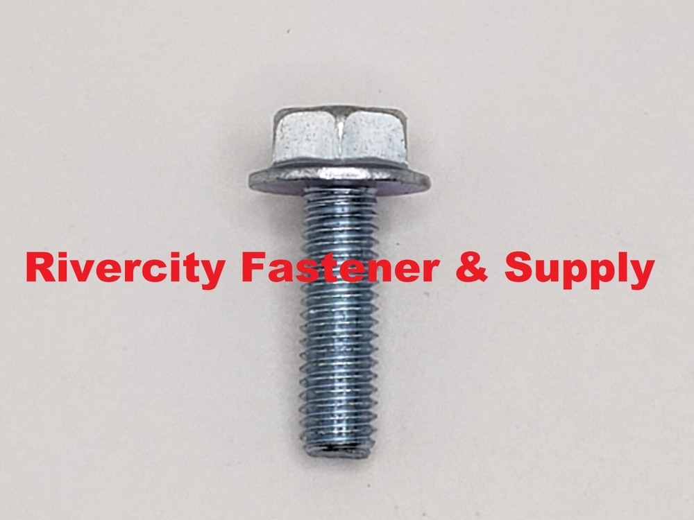 M6-1.0×20 Flange Bolts 6mm x 1.0 x 20mm Grade 10.9 Steel Screws M6x1.0 x 20