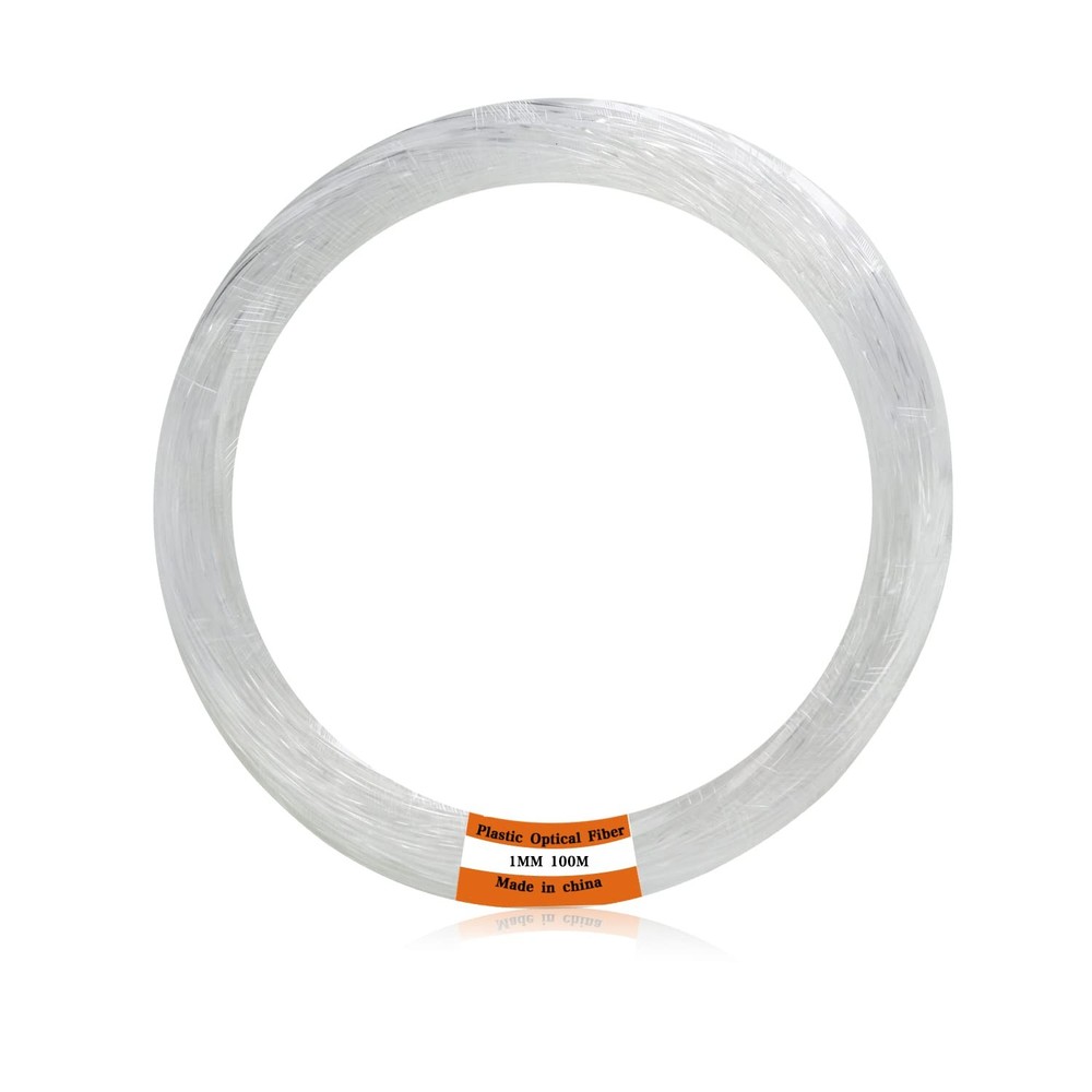AMKI Plastic 0.04in/1mm Diameter 328ft(100Meter) PMMA Fiber 0.04in, 328ft