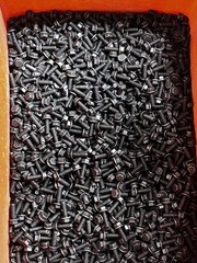 100qty M6-1.0 x 20mm 10.9 Hex Flange Bolts Black Zinc Coated Full Thread