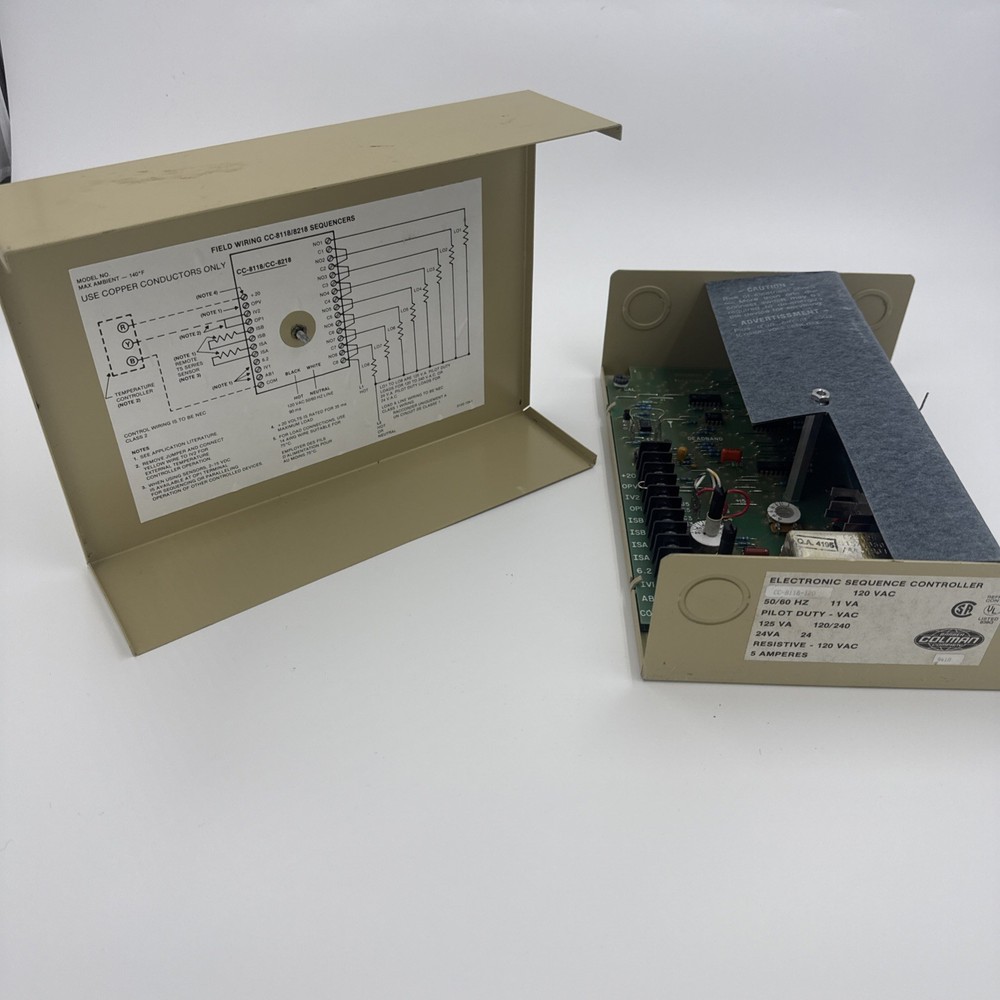 Barber Colman CC-8118-120 Electronic Sequence Controller 120 VAC CC8118120 (TSC)
