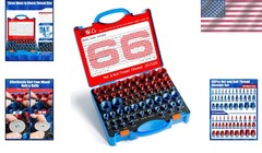 Aluminum & Stainless Steel 66-Size Thread Checker – Quick Size Finder