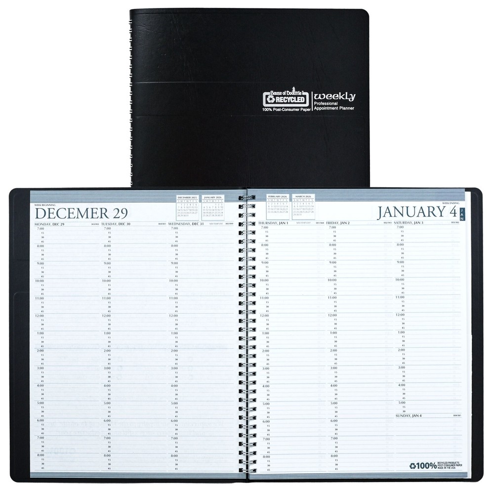 2026 272-02 HOD27202 House of Doolittle Weekly Appointment Book, 8.5 x 11″