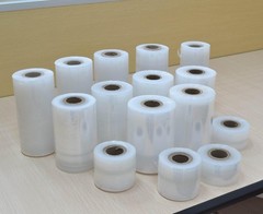 2 Pack Mini Stretch Wrap Film Unheated Shrink Wrap Roll for Bottles/Jars Seal Pa