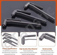 4Pcs Motorcycle Engine Valve Adjustment Tool Set, 8mm 9mm 10mm Val Size: B Kit