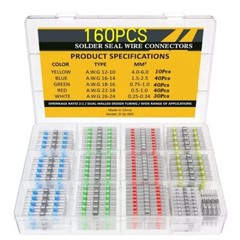 340PCS Solder Seal Sleeve Heat Shrink Wire Connectors Waterproof Terminals kits