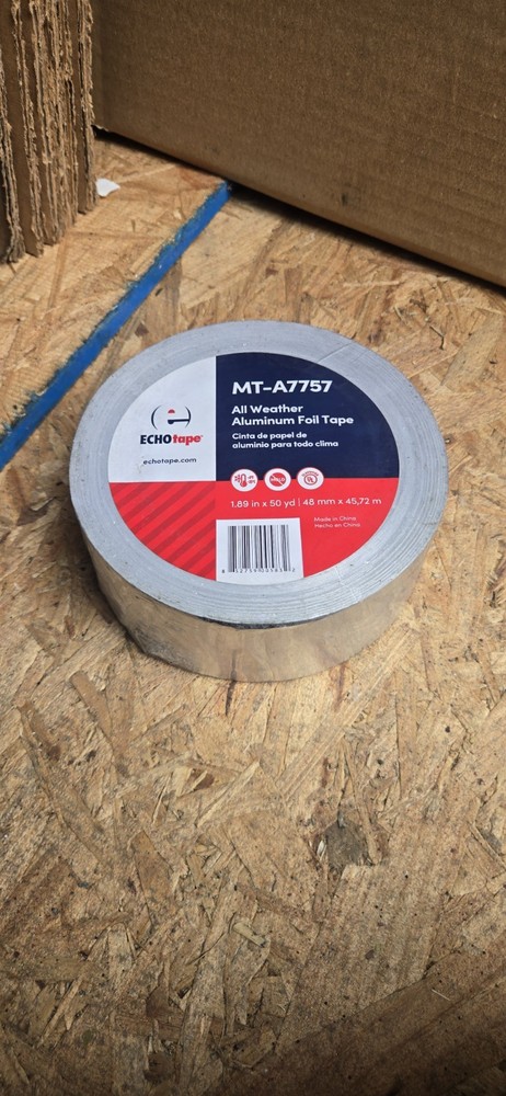 ECHOtape All Weather High Strength Multi-Purpose Aluminum Foil Tape MT-A7757