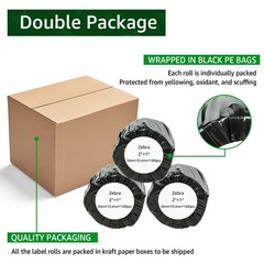 2″ x 1″ Direct Thermal Label UPC Address Perforated 1300 Labels/Roll for Zebra