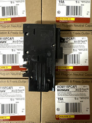 10 PCS HOM115PCAFI Square D Circuit Breaker 15A