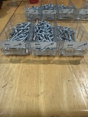 Vintage Stock Rivet Set 1/8 5/32 3/16 Various Lengths Kit