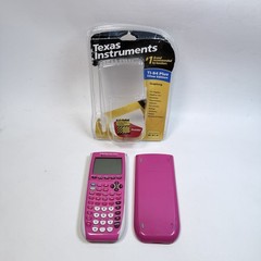 TEXAS INSTRUMENTS TI84 Plus Silver Edition Full PINK Graphing Calculator