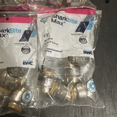 32 Sharkbite Max Push To Connect 1/2” End Stop New Sealed (384)