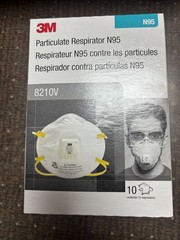 3M 8210V N95 Particulate Repirator Protective New