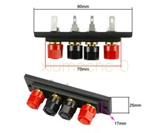 Speaker Amplifier Chassis Terminal Output Four-Position Terminal Soundbox NEW