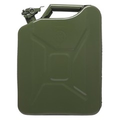 3 x Army Green Fuel Can 5Gal 20L Gas Gasoline Fuel Army Backup Metal Steel Tank