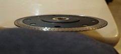4″ Diamond super thin blade 900+ ft Life, Fast Smooth Edge Cut marble ceramic