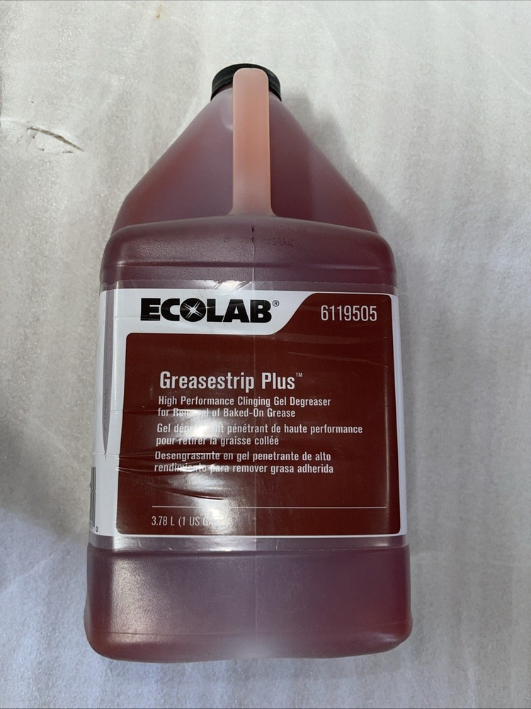 Ecolab 6119595 Grease strip Plus High Performance Clinging Gel Degreaser.