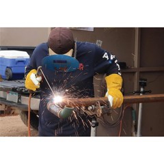 50 Welding Gloves, Gauntlet Cuff, Wing Thumb, Premium Cowhide, XL, 1 PR 50XL …