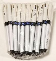 48 x NEW Pentel EnerGel Tradio Pearl Gel Pen BLUE INK .7mm Tip BL117W-C BULK LOT