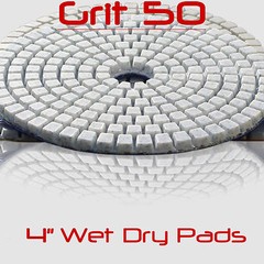Concrete Polishing Pads 4″ Wet Dry Concrete Sanding Discs Set Concrete Polishing