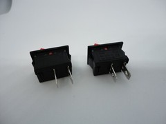 2 Pcs Pack Red KCD1 10A 125V 6A 250V AC CQC 2 Pin I O Power Button Rocker Switch