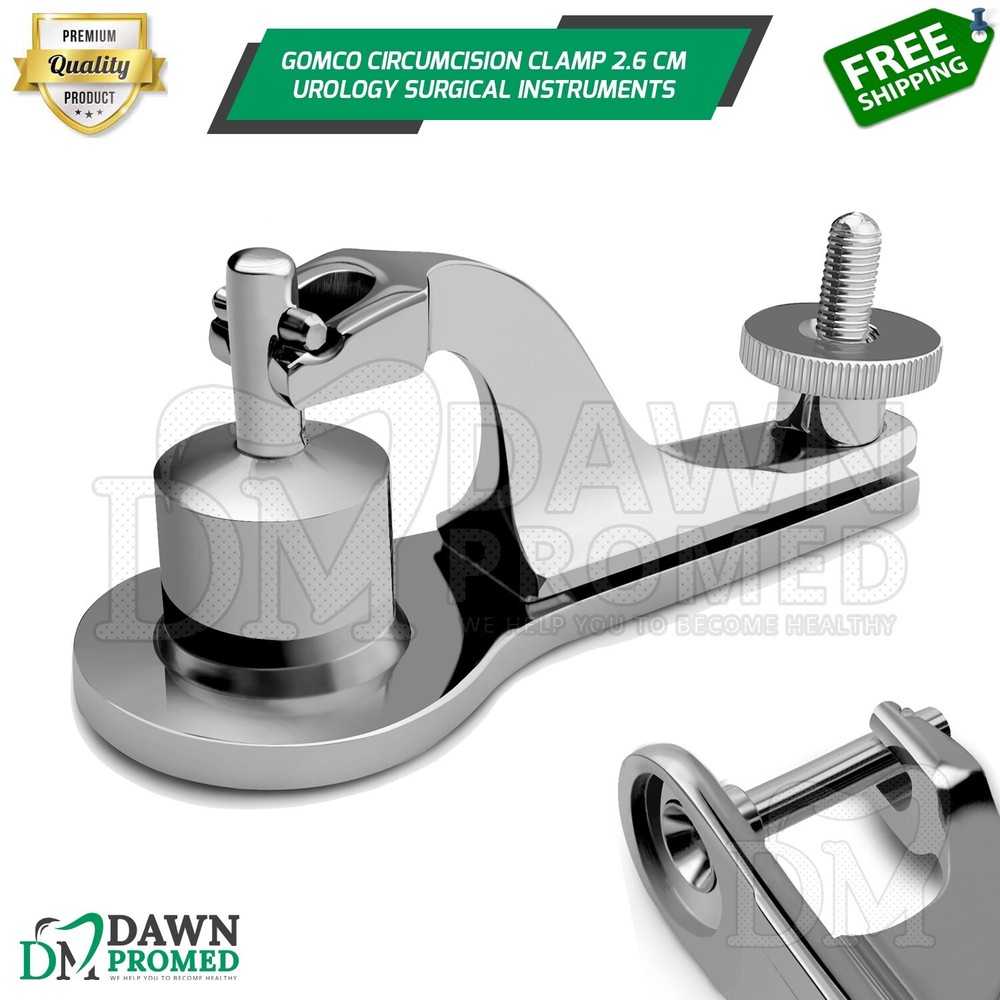Gomco Circumcision Clamp 2.6 cm Children Boys Urology Instrument German Grade