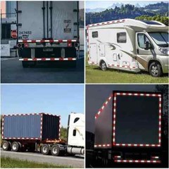 Conspicuity Tape CCC Approved Reflective Trailer Red White 2”x50’ /1 Roll