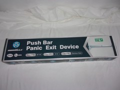 IRONWALLS Door Push Bar Panic Exit Device Black without Lever, 70cm/27.5”