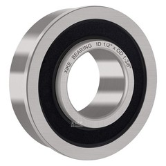 4 Pack Flanged Ball Bearing ID 1/2″ x OD 1-3/8″, Suitable for Lawn Mower, Whe…