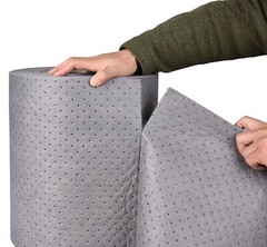2pcs Aain LT010A Heavy Duty Oil Absorbent Pads, Oil Maintenance Mat Roll 150′ L