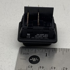 Marquardt 1932.3130-00 Black IP40 Rocker Switch DPST ON-OFF 16A 125/250V