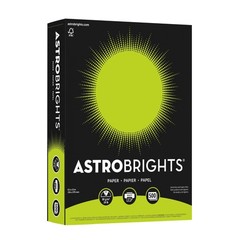 Astrobrights Bright Color Paper, 8 1/2in. x 11in., 24 Lb, FSC Certified, Terr…