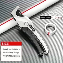 2 Pack 0-35mm Metal PVC Pipe / Tube Cutter, Cuts Up to 1.34 inches