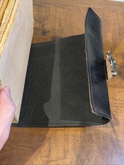 Handmade Leather Spell Book Journal Tiger Eye Stone Clasp ~100 Pages