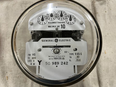 GE 700X 22G 11 Poly-Phase Watthour Meter V-60-S Class 200 120Y 4 Wire
